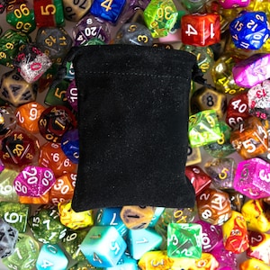 Mystery Dice Bag | Over 100 Varieties of RPG Dice | Blind Dice Bag in Velvet Pouch | Dungeons & Dragons | DnD Dice