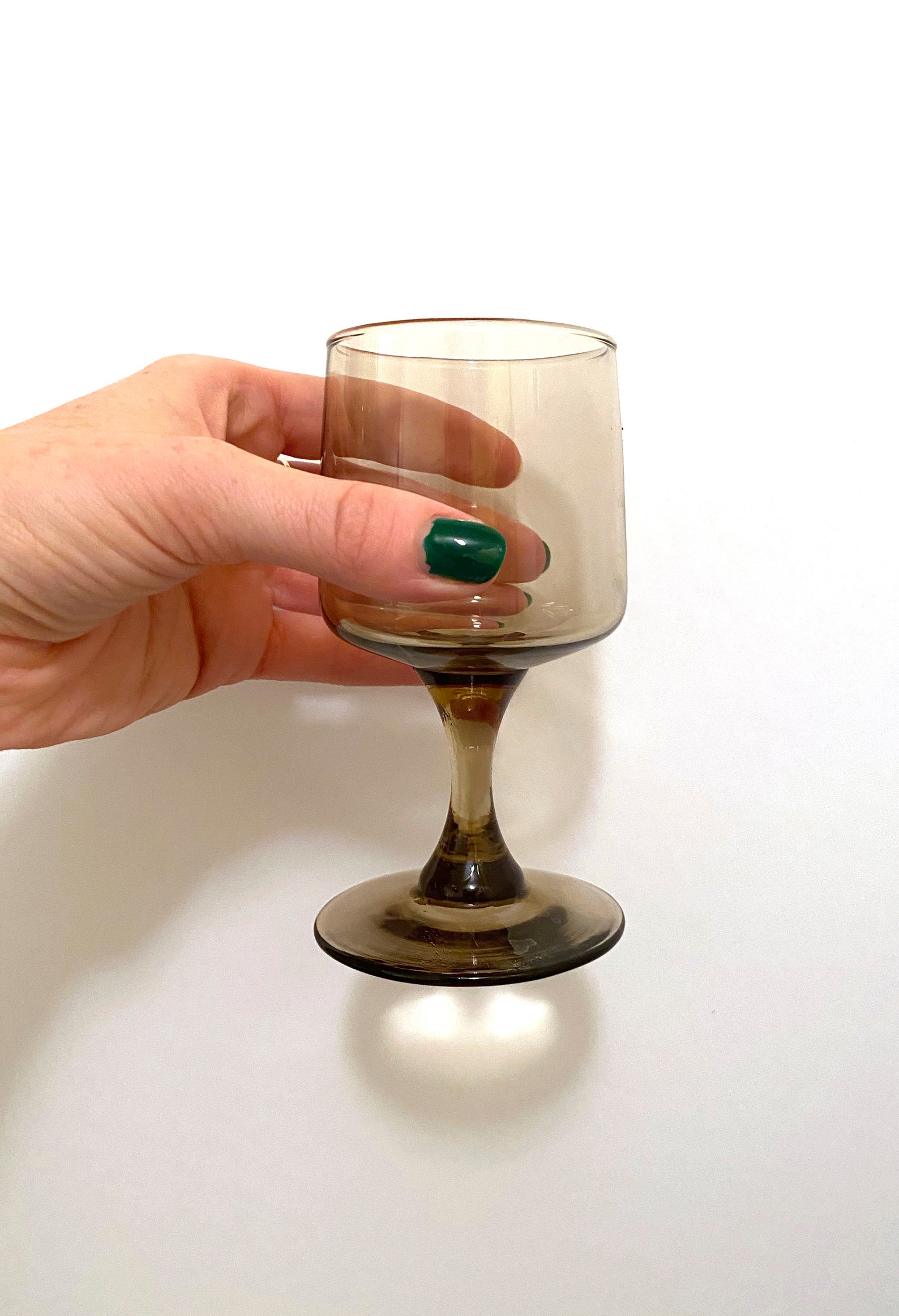 Large Set of 22 MCM Smokey Vintage Libbey Glasses Includint - Etsy UK