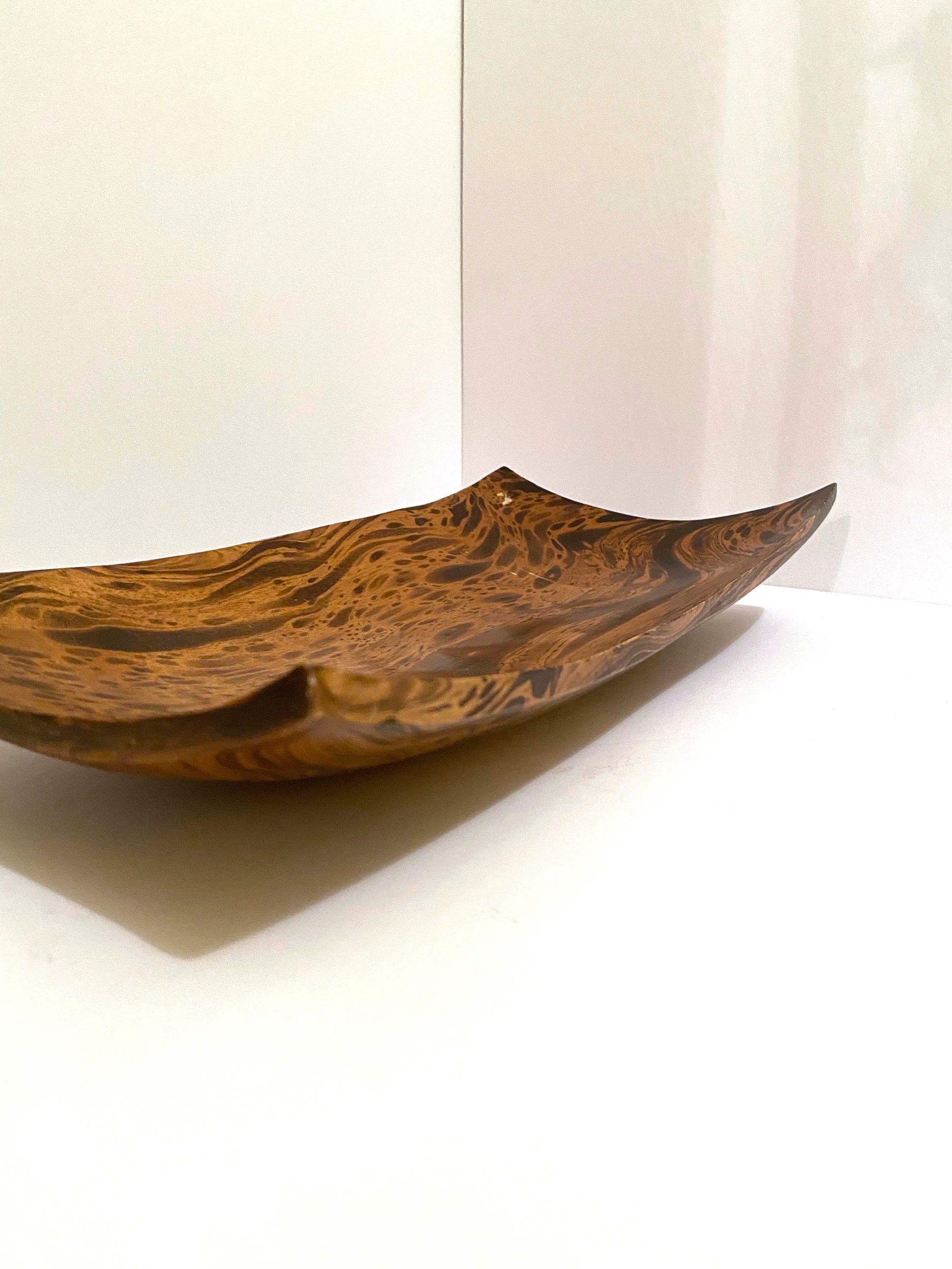 Vintage Wood Grain Tray / Serving dish Etsy