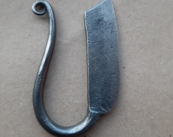Flint striker, fire steel, traditionally hand forged