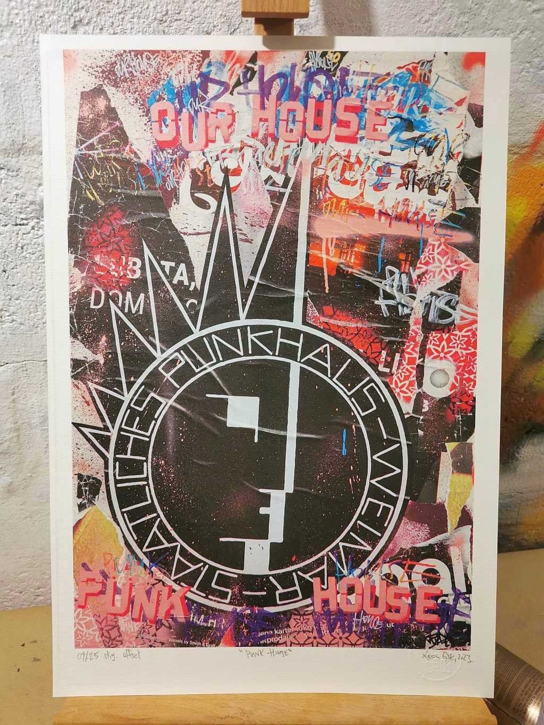 Punk House - Digital Offset Print - Etsy