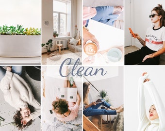 Mobile Lightroom Presets, Clean Presets, Minimal Blogger Presets, Influencer Presets Instagram, Warm Lifestyle Photography Presets, Filters