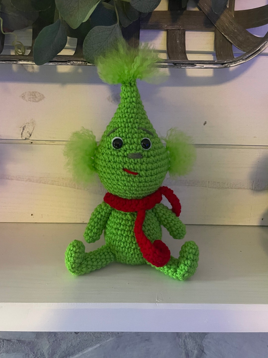 Baby Grinch Plush Toy Etsy