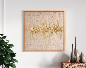 Abstract Art Wabi-Sabi Wall Art 3D Minimalist Painting Texture Wall Art