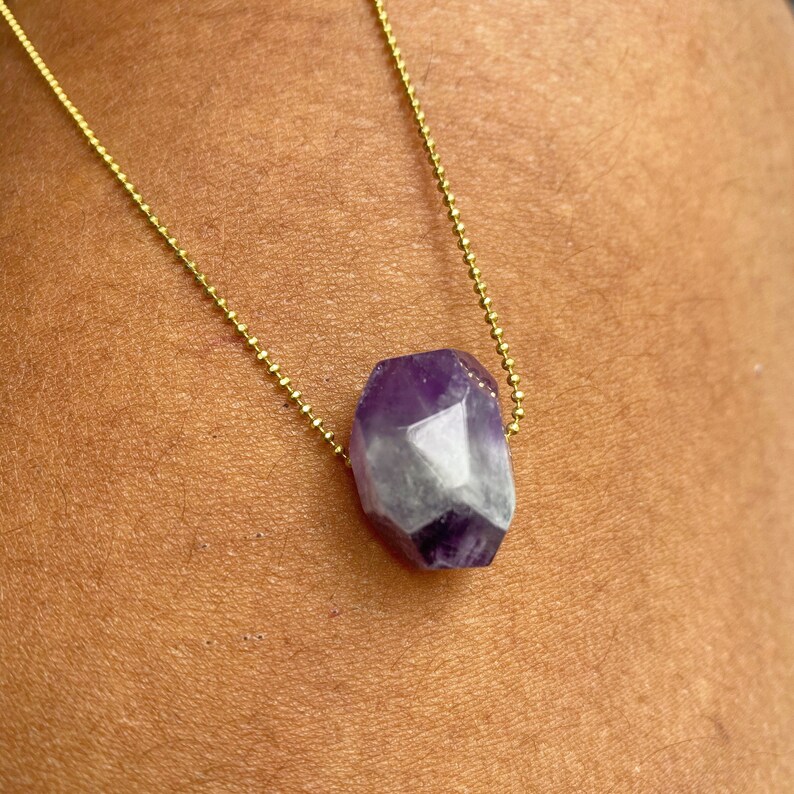 amethyst crystal necklace mens amethyst crystal necklace mens