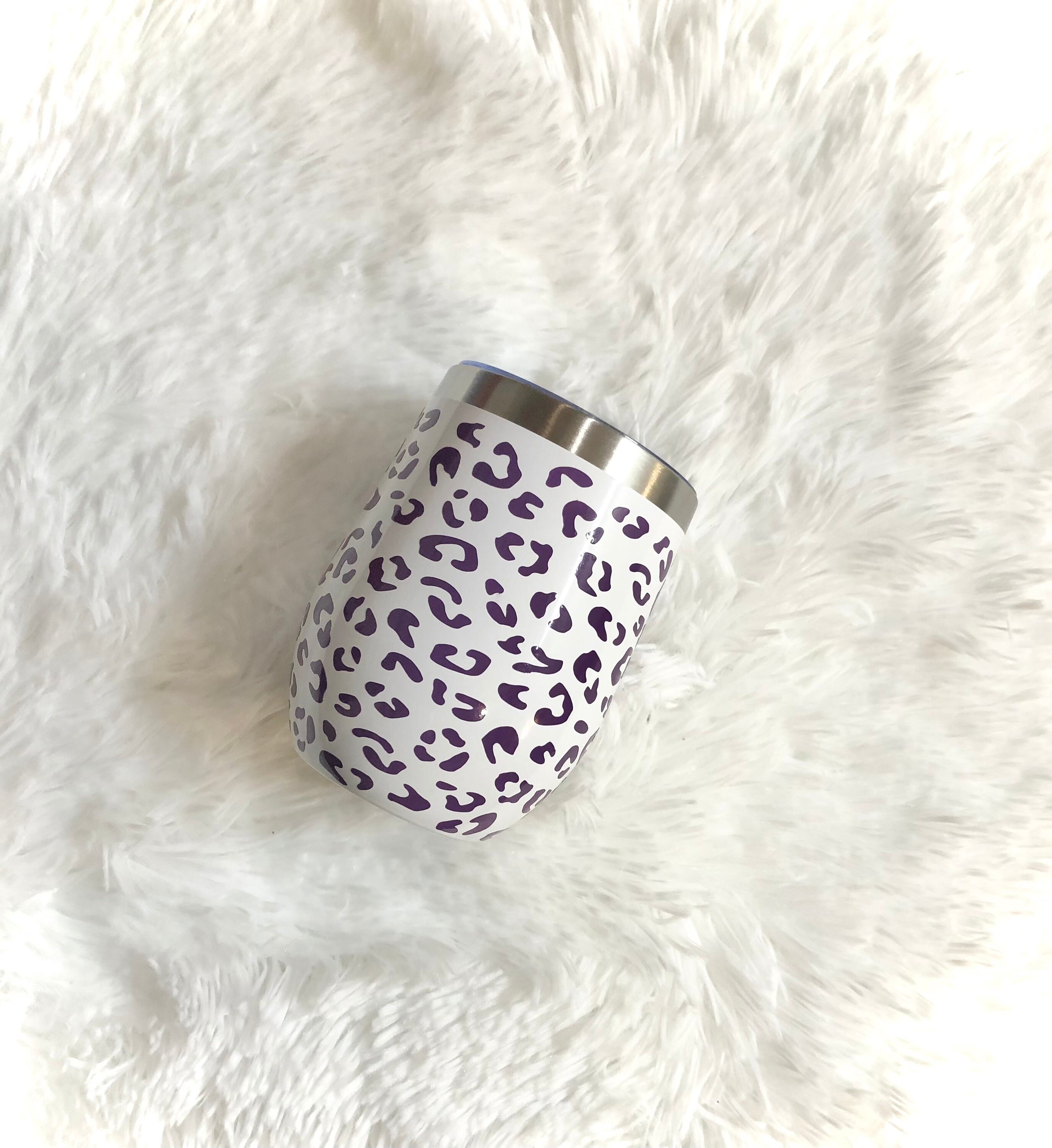 Personalized Leopard Wine Tumbler Insulated Wine Tumbler Etsy
