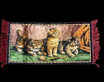 Vintage Cat Tapestry