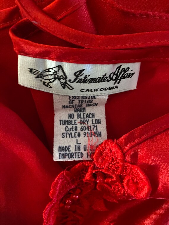 Vintage red slip size large - image 4