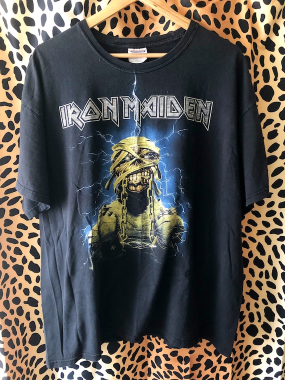 Vintage Iron Maiden Powerslave Mummy T-shirt 2xl