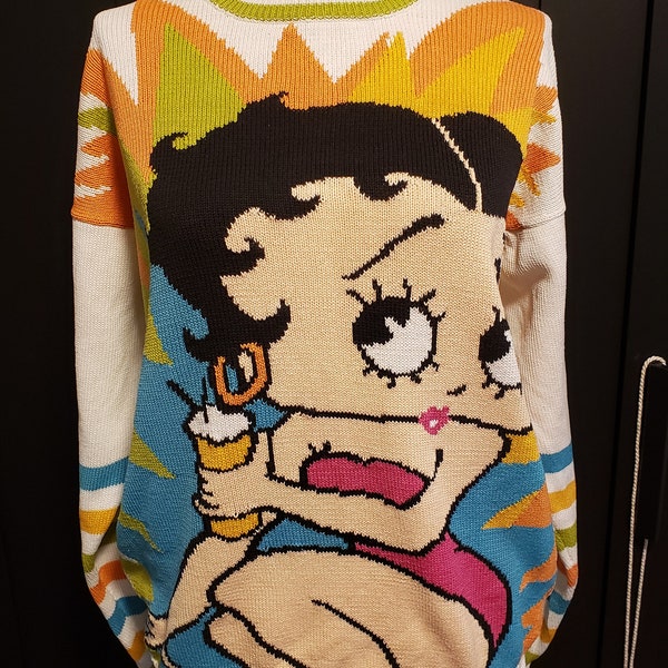 Vintage1980s Betty Boop cotton sweater