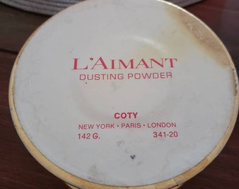 Vintage cosmetic beauty Coty Laimant Dusting Powder never used