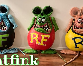Rat Fink Standing Statue - Etsy