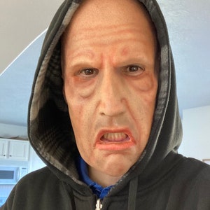 Angry Man. Realistic half mask.
