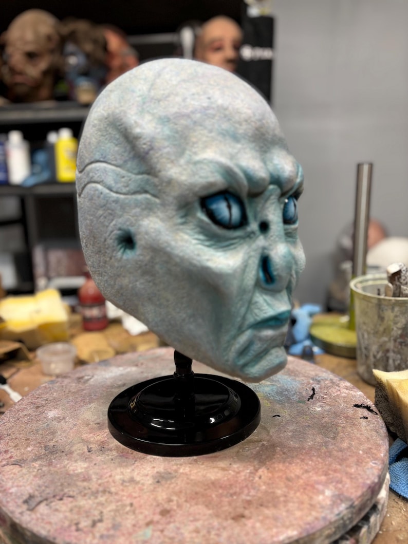 Zentar the Alien in Blue! Display Only Mask. - Etsy