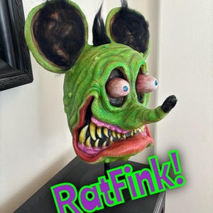Rat Fink Mask - Etsy