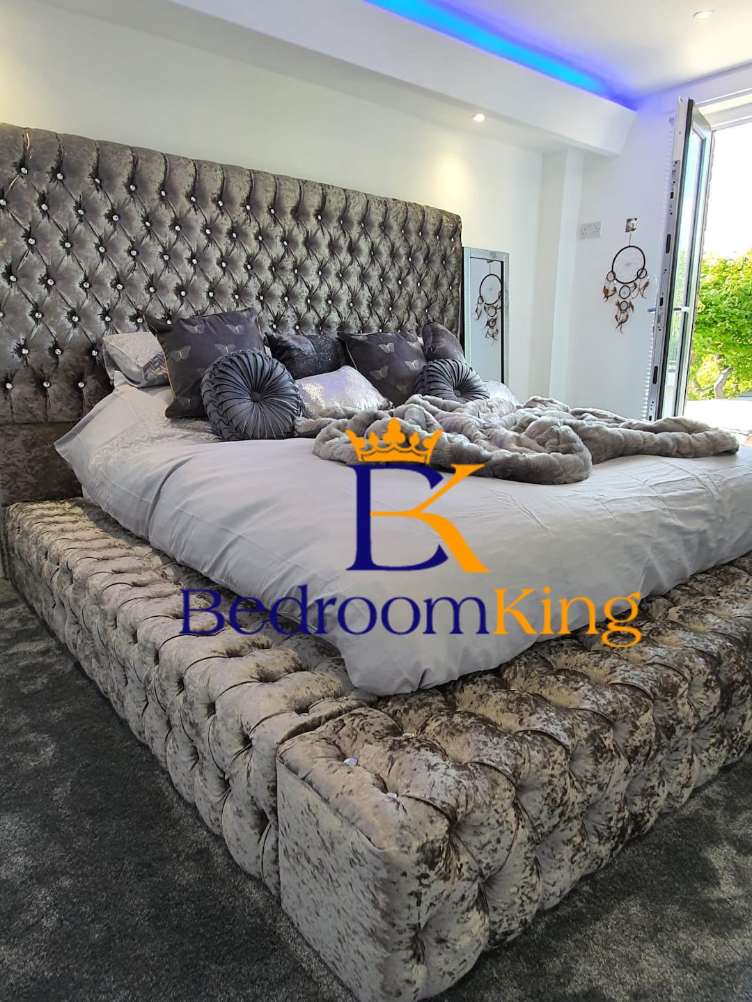 Nightingale Chesterfield Ambassador Bed Frame Available in Double King