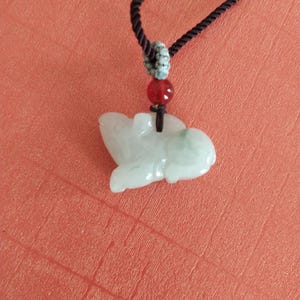 100% Jade zodiac Rat pendant. Zodiac Jade Rat. Hand Carved Jade Rat pendant Necklace。