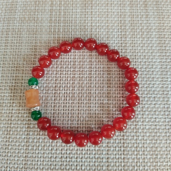 Red Jade Bracelet Etsy