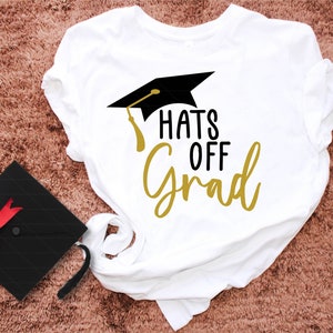 Hats Off Grad DIGITAL svg Cut File, Graduation svg, Graduation 2022, Senior Class of 2022 svg, Graduation Cap svg, Grad Cap and Gown svg