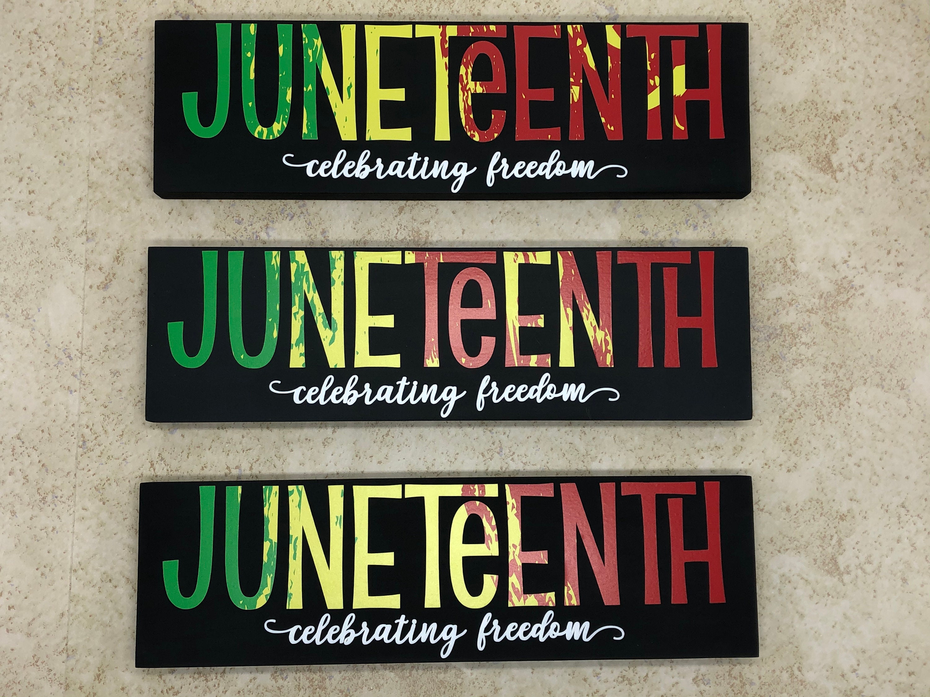 Juneteenth Wood Sign Home Decor Juneteenth Sign Decorations | Etsy