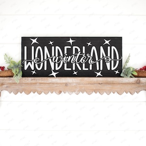 Winter Wonderland DIGITAL svg Cut File, Winter Wonderland svg, Winter svg, Winter Farmhouse svg, Winter sign svg, Christmas sign svg