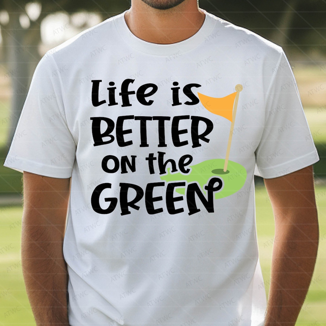 Life Is Better On The Golf - Personalized Name 3D Tshirt For Golfer main image 1