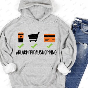Karta kredytowa koszyka kawowego Black Friday Shopping DIGITAL svg Plik do cięcia, Black Friday svg, Kawa svg, Koszyk svg, Karta kredytowa svg, Zakupy svg