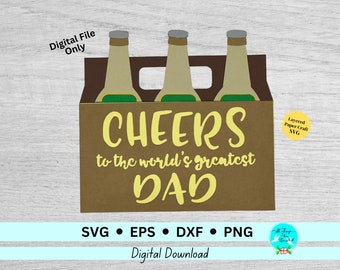 Beer Bottle Gift Card Holder DIGITAL SVG Cut File, Beer Bottle svg, Gift Card Holder svg, Dad svg, Father's Day Gift svg, Father's Day svg