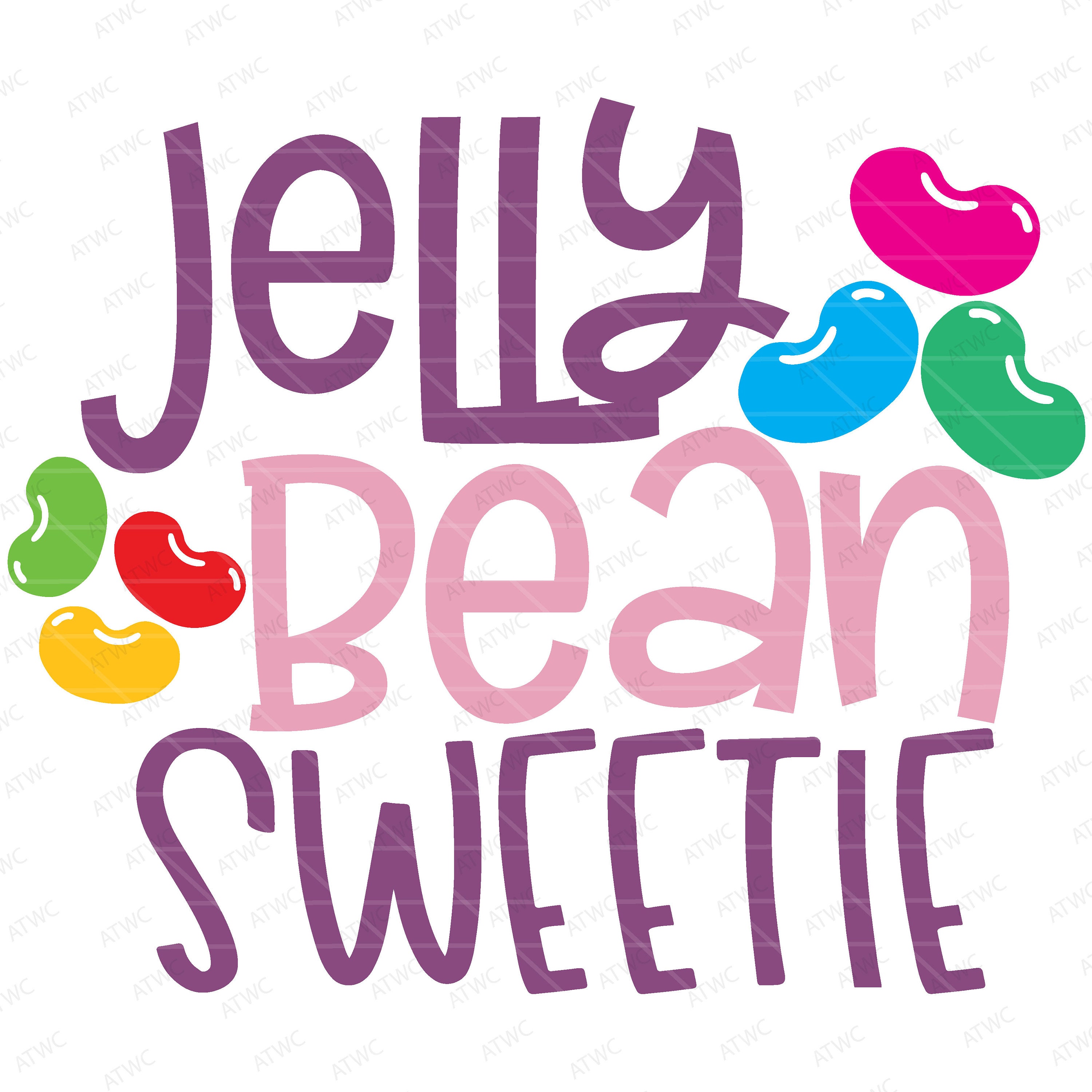 Jelly Bean Sweetie DIGITAL Svg Cut File, Jelly Bean Svg, Easter Svg ...