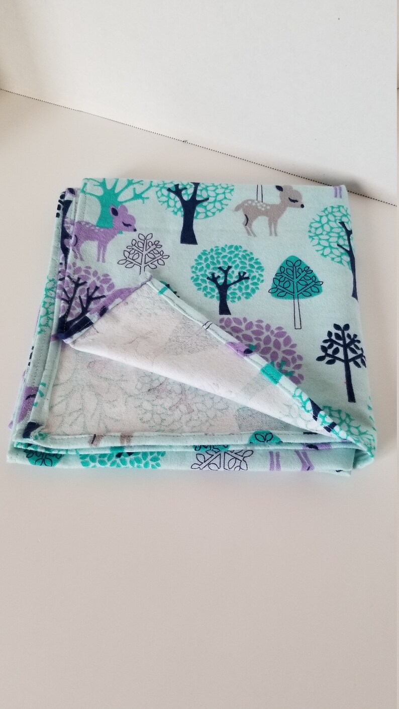 Wildlife flannel blanket