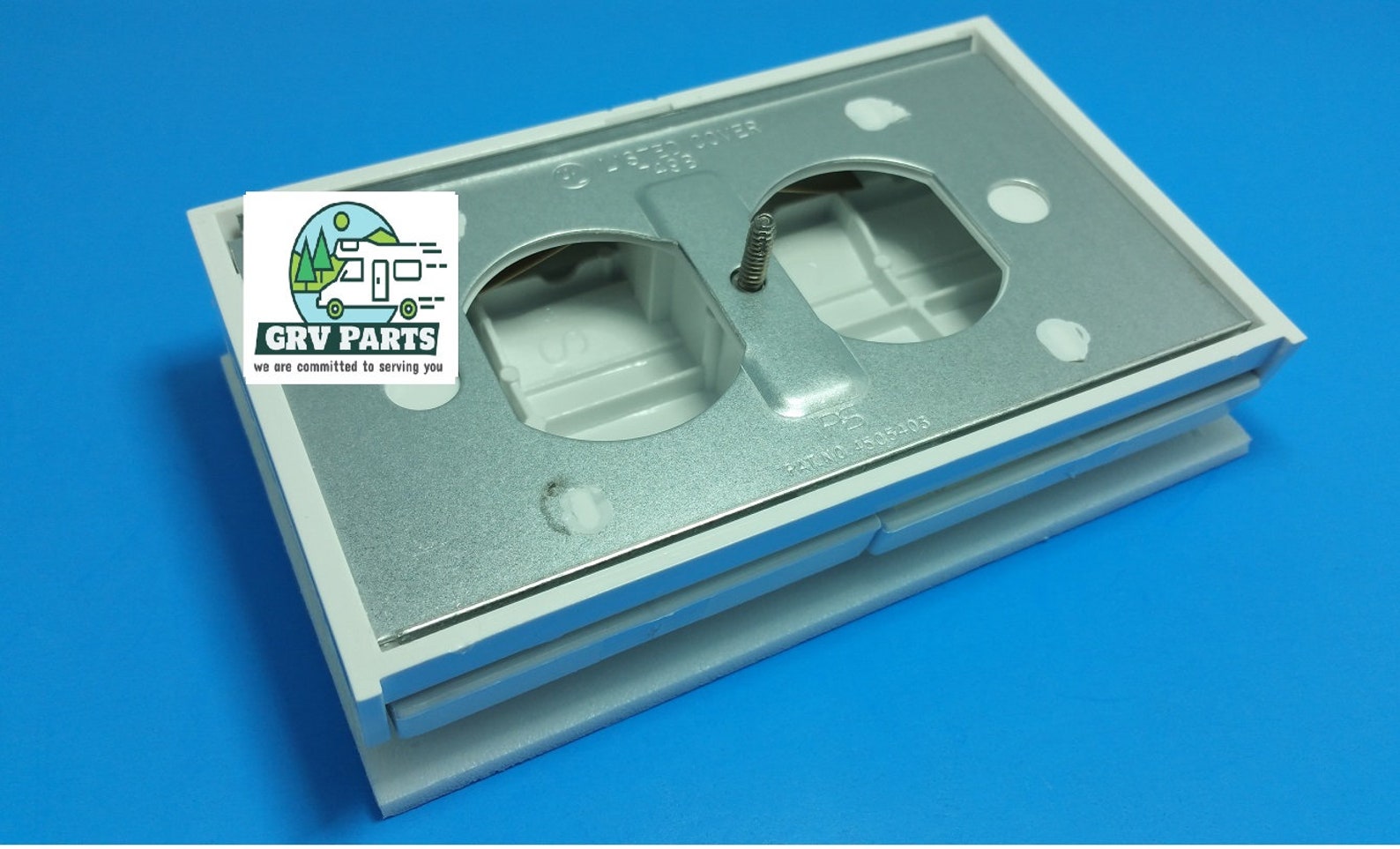 White RV Weatherproof Outlet Cover For Exterior GFCI 120V Etsy