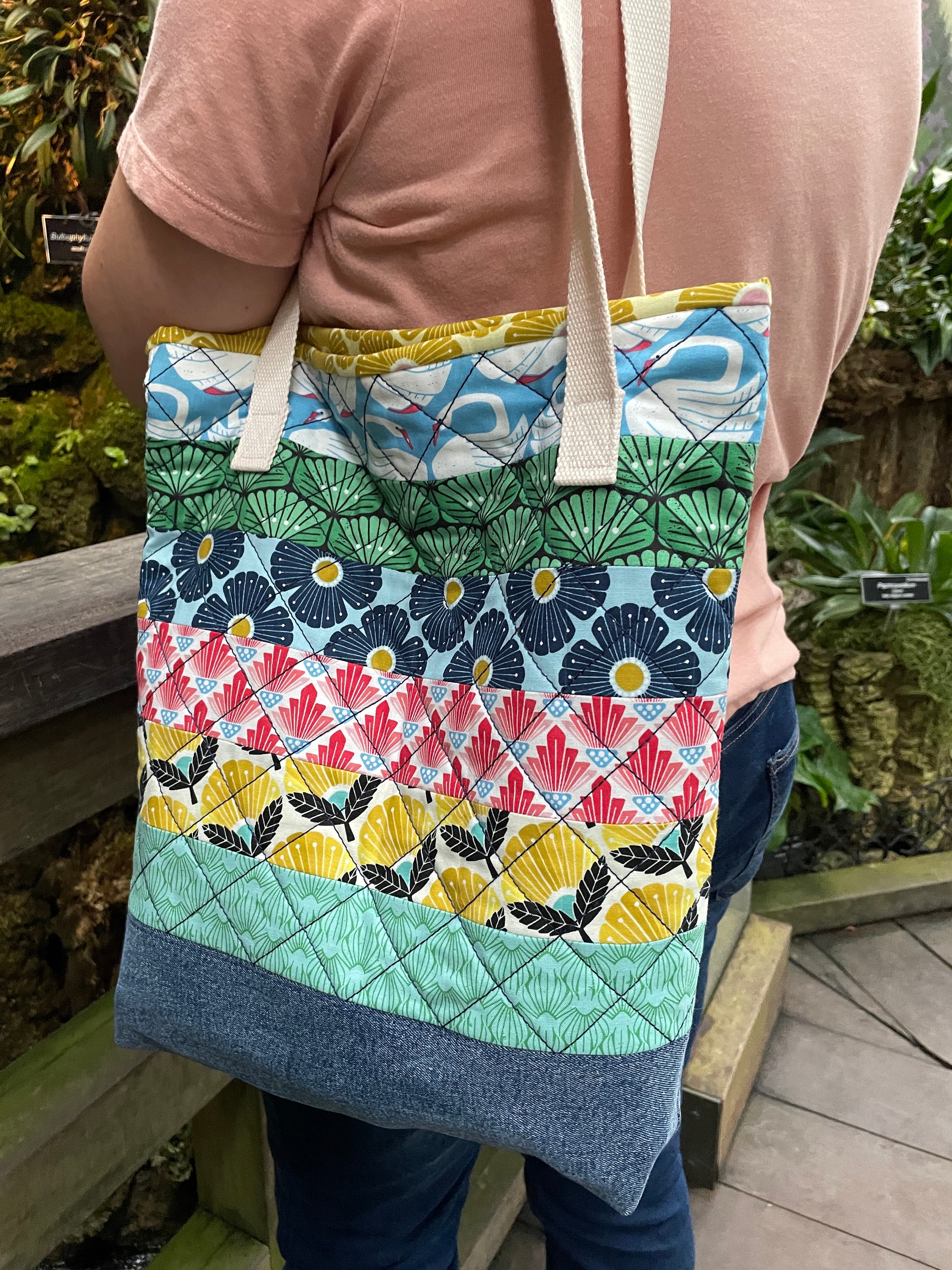 Quilted Tote Pattern PDF Pattern Etsy