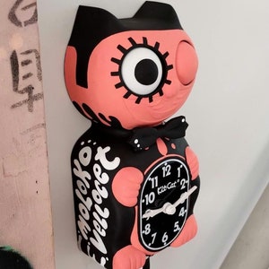Clockwork Orange Kit-Cat Klock© Custom Clock - Stanley Kubrick Movies Film Original Art Hand Painted - x Gabbie - One of a kind!