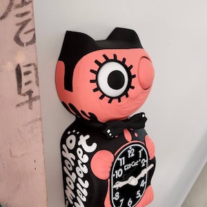 Clockwork Orange Kit-Cat Klock© Custom Clock - Stanley Kubrick Movies Film Original Art Hand Painted - x Gabbie - One of a kind!