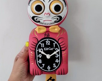 Daruma Doll Kit-cat Klock© Custom Clock - Japanese Buddhism