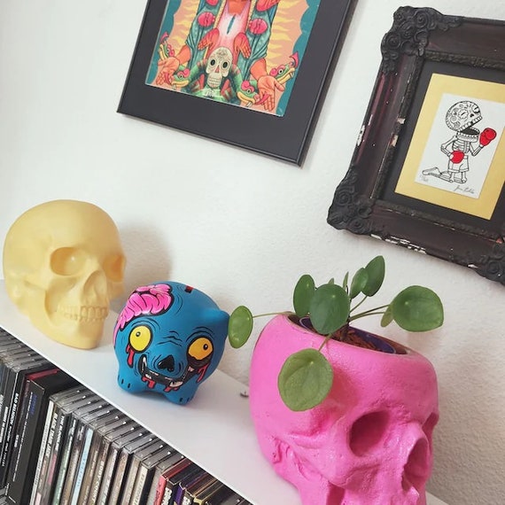 ゾンビ貯金箱 - ホラーで不気味なモンスター、子供向けのかわいい脳