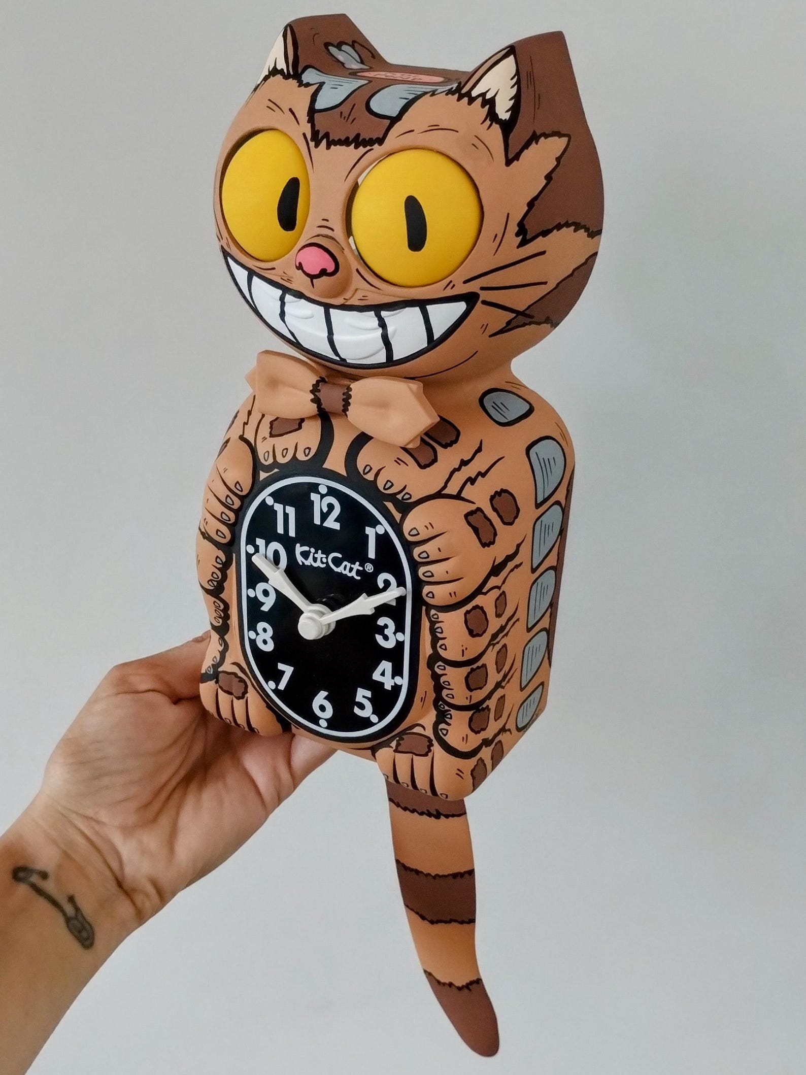 Catbus Clock Catbus My Neighbor Totoro Kit-cat Klock© Custom Clock - Original Art ...