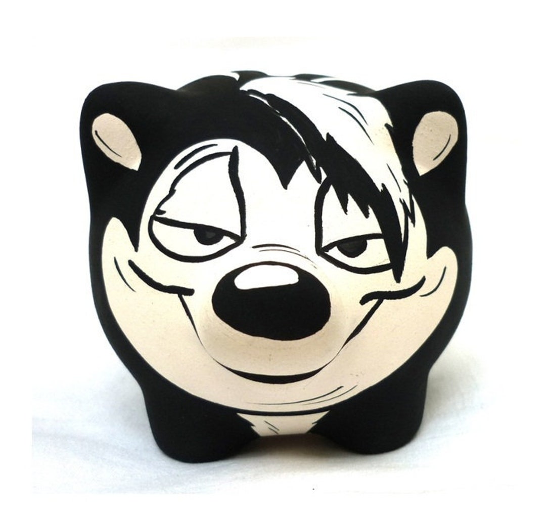 Pepe Le Pew Piggy Bank Looney Tunes, Penelope Kitty, Lola Bunny, French