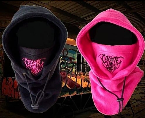 Riot Hood Soft Polar Fleece 3-in-1 Embroidered Design