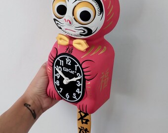 Daruma Doll Kit-cat Klock© Custom Clock - Japanese Buddhism