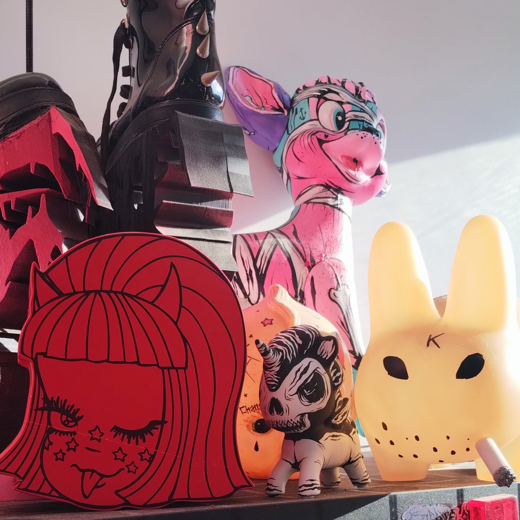 ユニコーンの頭蓋骨 - セラミック Tokidoki ユニコーン スタイル