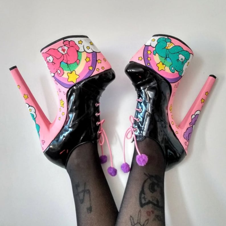 Not Your Classic Care Bears Mega Heels Cute Shoes Queer Riot - Etsy