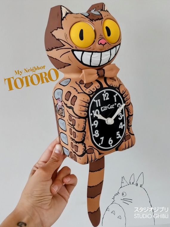 ねこぼーろ graffiti Clock Tiger Derpy Clock graffiti ねこぼーろ Kit-cat Custom Art Original