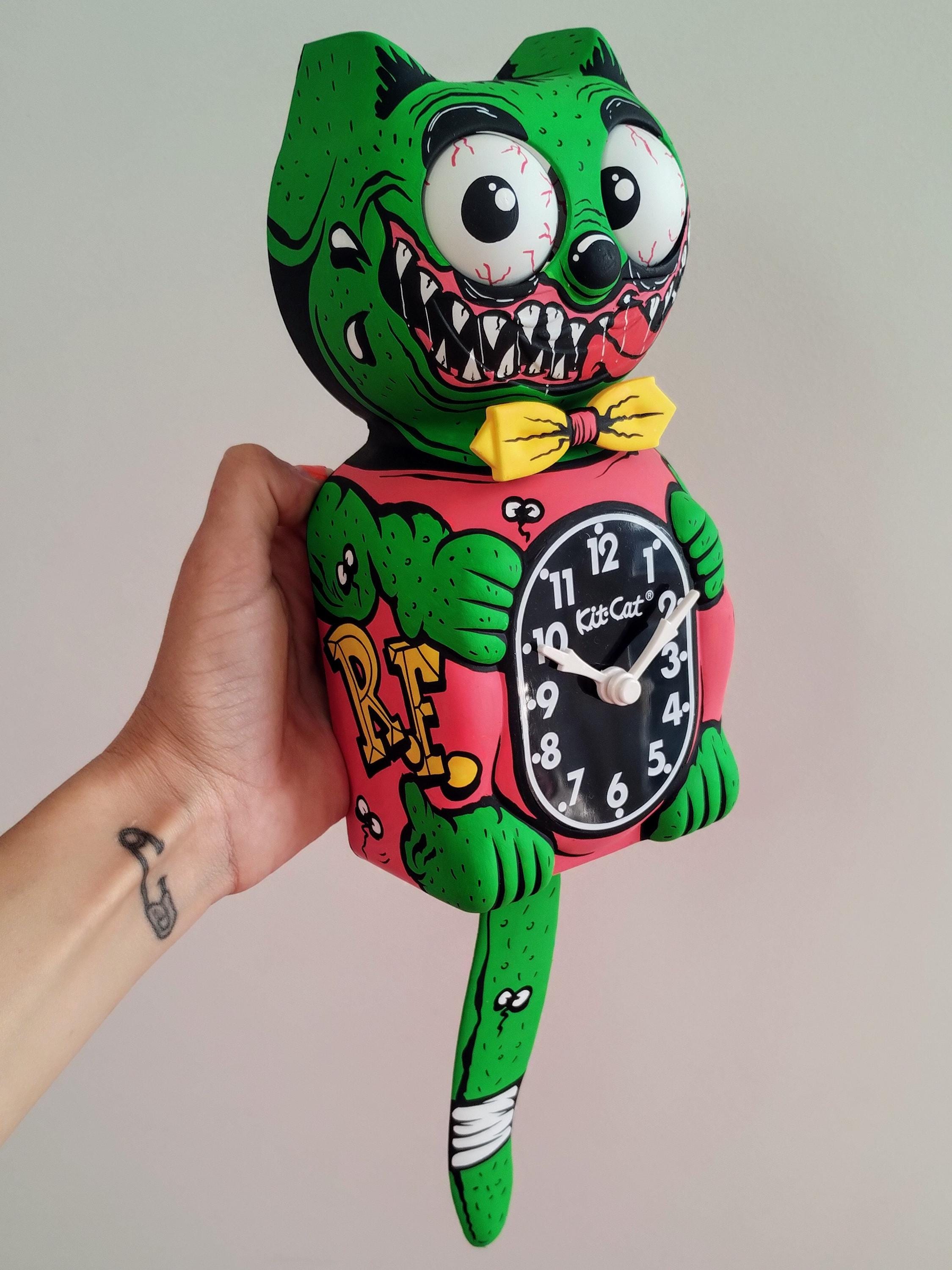 RF Rat Kit-cat Klock© Custom Clock - Original Art Custom Painted