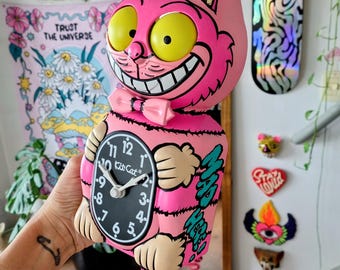 HYDE LIVE 2023 ガチャ　アクリル時計　Acryl clock Pink Cheshire Cat Kit-cat Klock© Custom Clock - Original Art