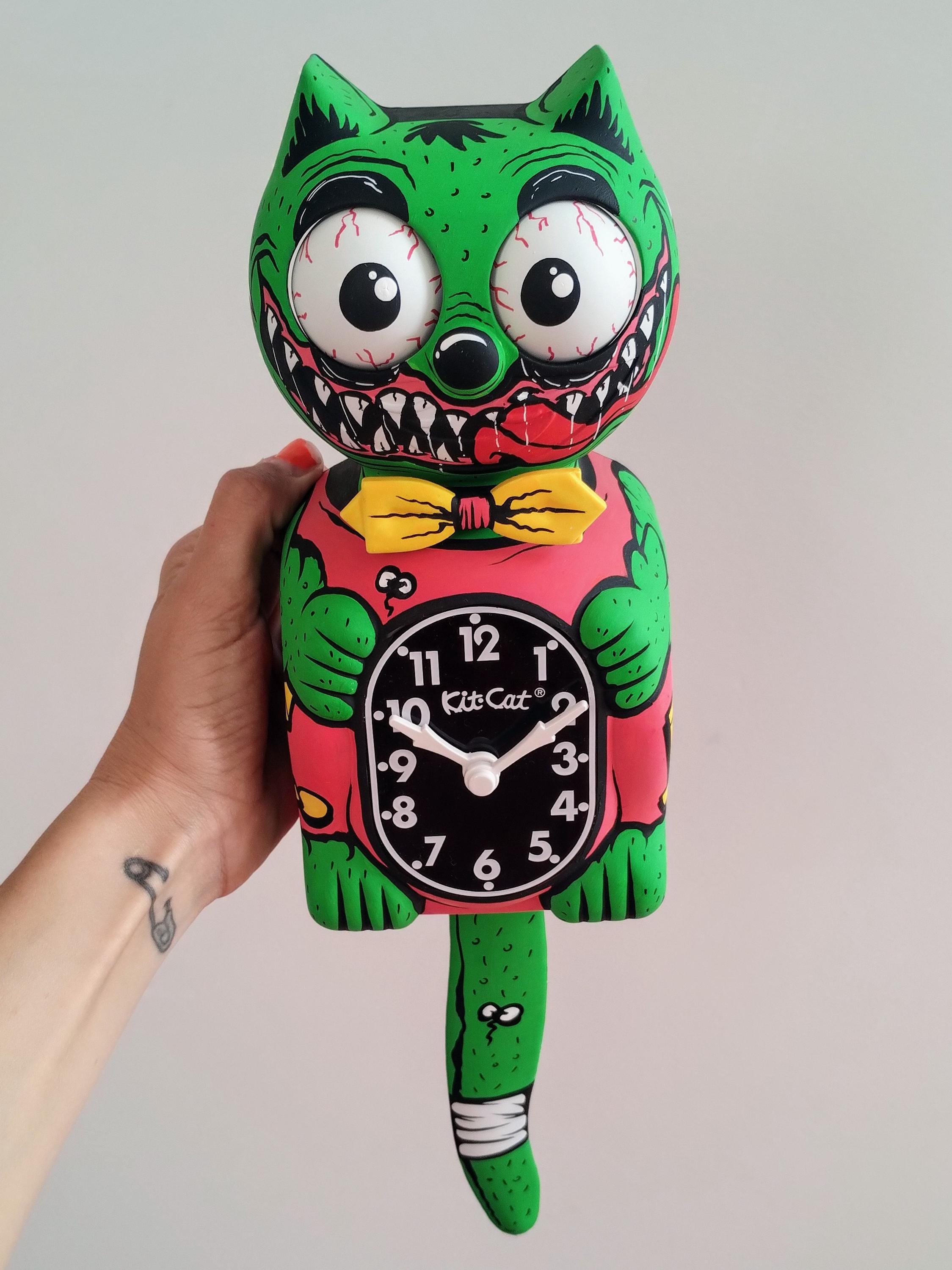 RF Rat Kit-cat Klock© Custom Clock - Original Art Custom Painted