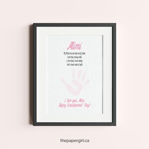 Mimi Happy Grandparents Day Handprint Activity