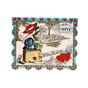 Vintage Whitney Made Valentine's Day Card, 1900s