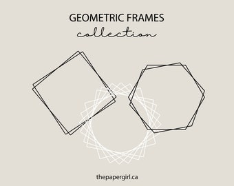 Geometrische Frames-collectie | Directe download