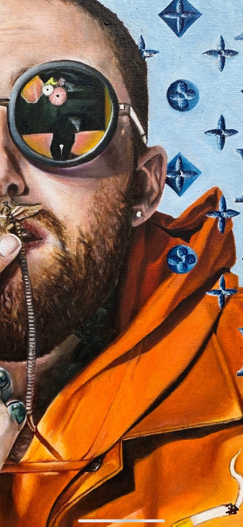 Mac Miller Painting as a Print on Poster/or Canvas with Louis | Etsy